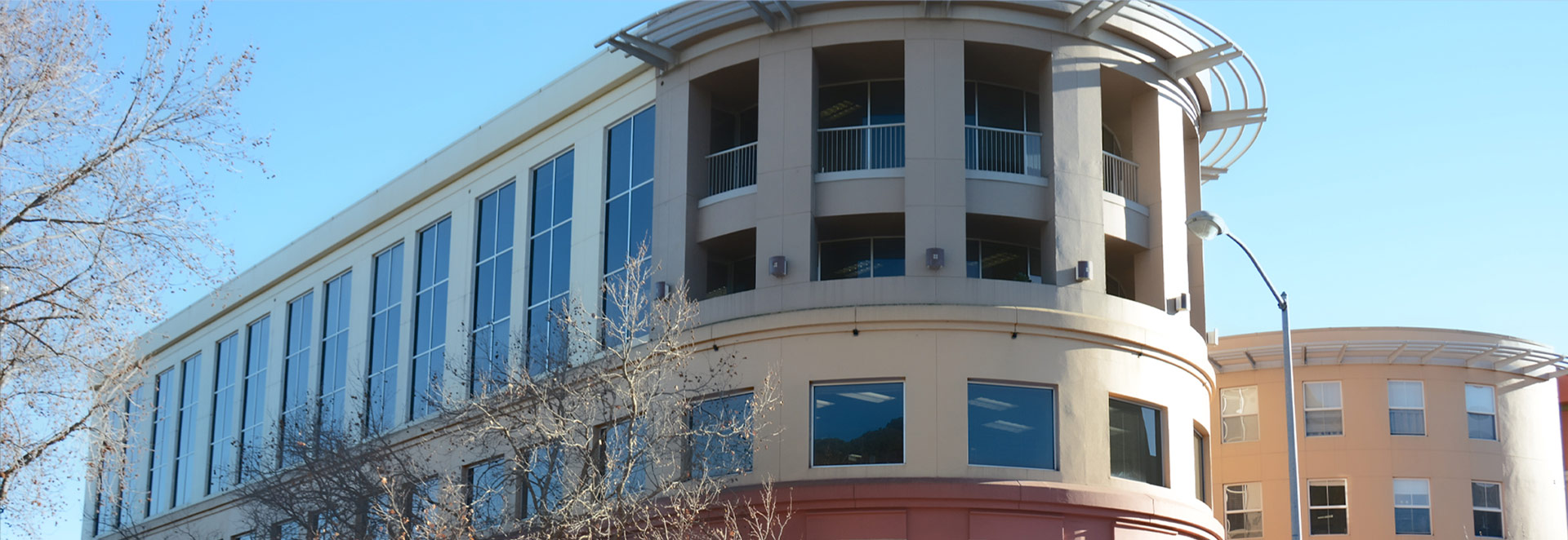 Exterior of office building