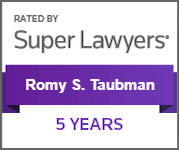 Super Lawyers - 5 years - Romy S. Taubman